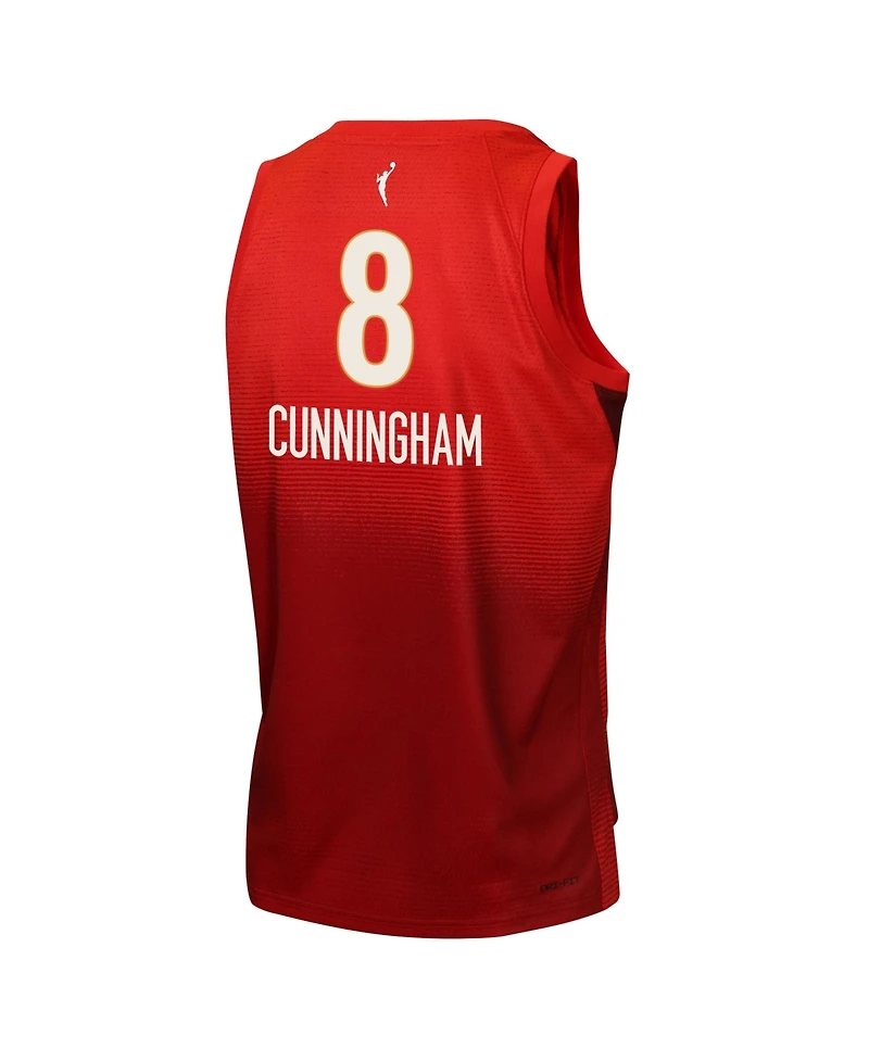 Nike Big Boys and Girls Sophie Cunningham Red Indiana Fever Victory Rebel Edition Jersey