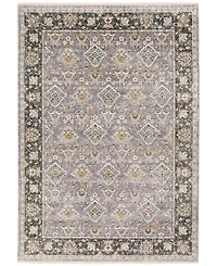 Oriental Weavers Maharaja 91E Gray and Blue 7'10" x 10'10" Area Rug