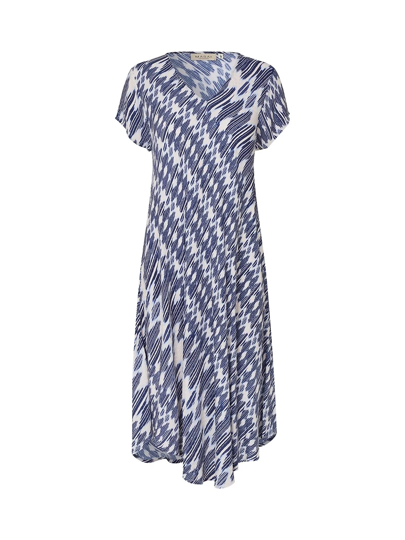 Masai Copenhagen Women's Manebili Silky Drape V-Neck Dress