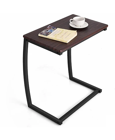 Gouun Steel Frame C-Shaped Sofa Side End Table