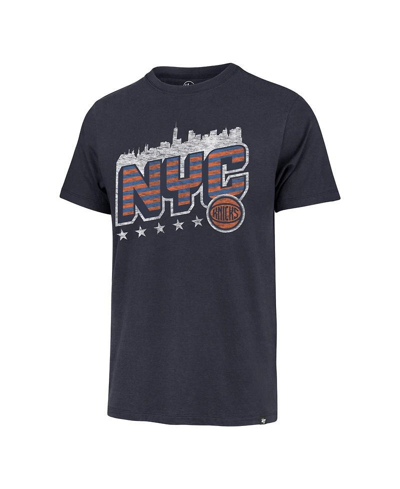 '47 Brand Men's Black New York Knicks Skyline Franklin T-Shirt