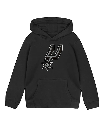Outerstuff Toddler Black San Antonio Spurs Primary Logo Hoodie