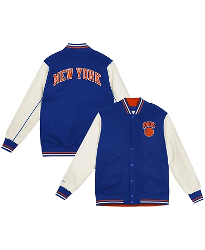 Mitchell & Ness Preschool Blue New York Knicks Varsity Heavyweight Full-Snap Jacket