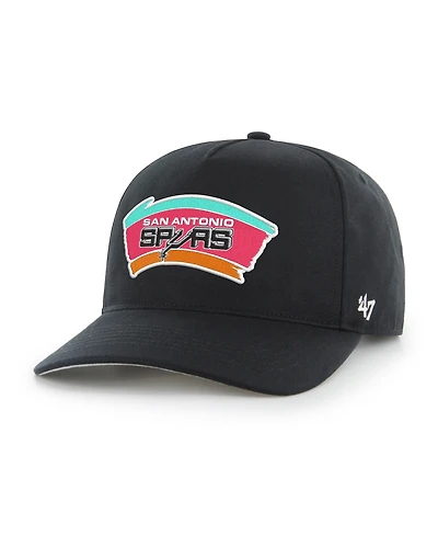 '47 Brand Men's Black San Antonio Spurs Hardwood Classics Hitch Adjustable Hat