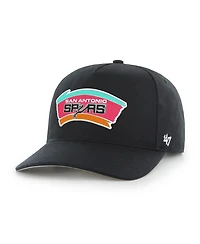 '47 Brand Men's Black San Antonio Spurs Hardwood Classics Hitch Adjustable Hat