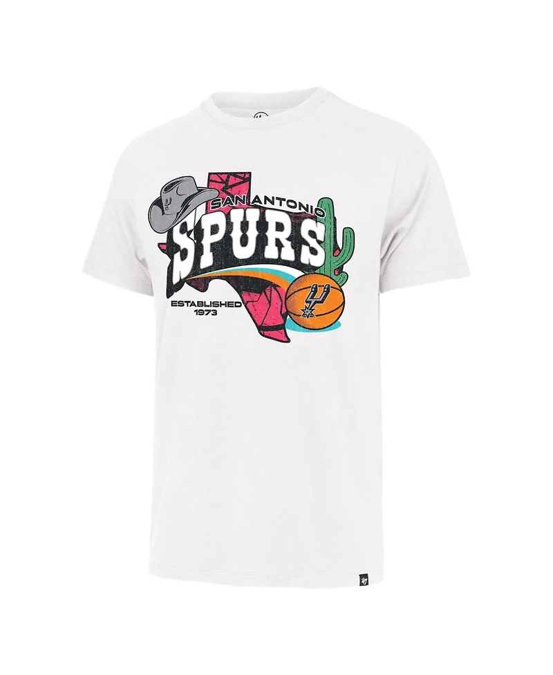 '47 Brand Men's White San Antonio Spurs Big Tall Franklin T-Shirt