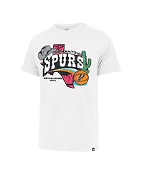 '47 Brand Men's White San Antonio Spurs Big Tall Franklin T-Shirt