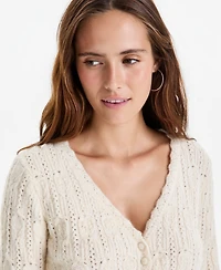 And Now This Petite Deep V-Neck Cardigan Sweater, Macy's Exclusive