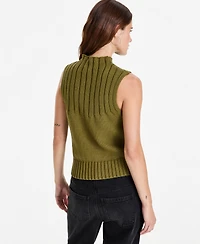And Now This Women's Rib-Knit Mock-Neck Shell, Macy's Exclusive