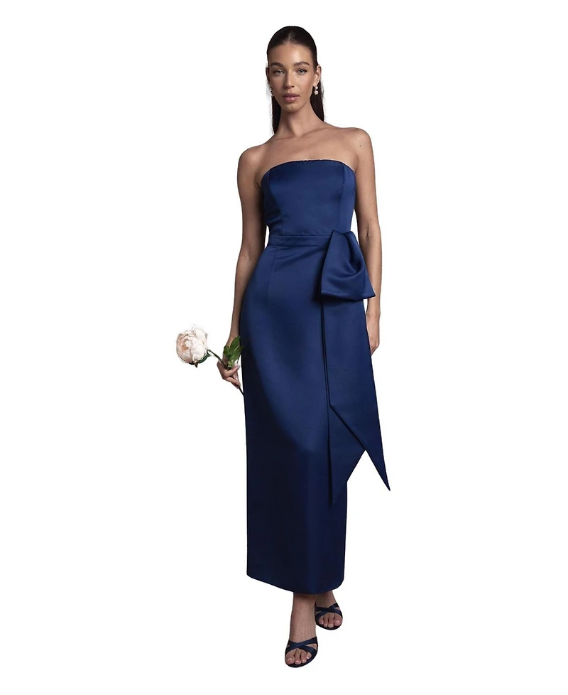 Coast Women's Bandeau Bow-Waist Maxi Dress