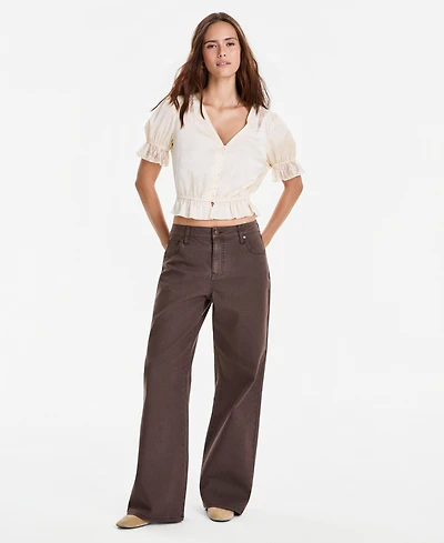 And Now This Women's High-Rise Wide-Leg Jeans, Macy's Exclusive