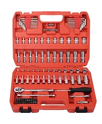 Xdovet 1/4inch Socket Ratchet Wrench Set 101pieces Metric Sae Allen Auto Repair