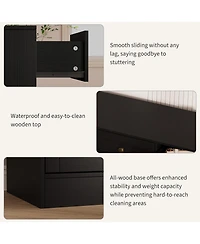 homfan 12 Drawer Wooden Dresser and Tv Stand for Bedroom, Living Room, Home Office