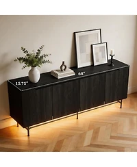 Logicfox 68inch File Cabinet Sideboard Storage Cabinet for Home Office Entryway