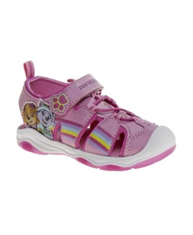 Nickelodeon Big Girls Paw Patrol Hook Loop Closed Toe Sport Sandals 6 12protection Outdoor Ready Durable