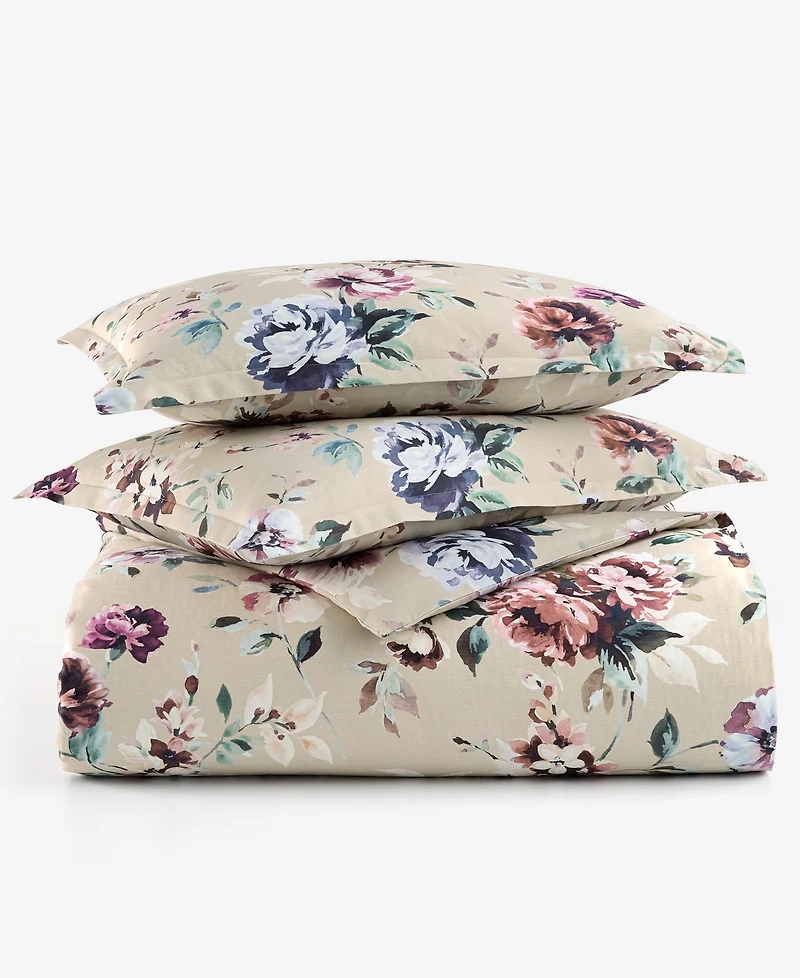 Charter Club Ophelia Floral 3-Piece Comforter Set, Full/Queen, Macy's Exclusive