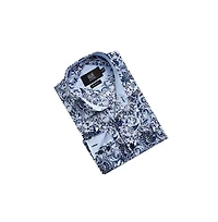 Elie Balleh Men's Slim Fit Stylish Paisley Print Shirt