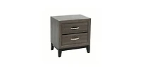 Lucky One 24" Width Solid Wood 2-Drawer Nightstand