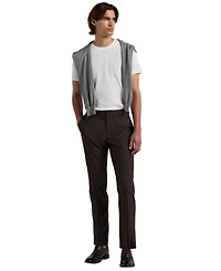 Perry Ellis Portfolio Men's Modern Fit Sharkskin Dress Pants