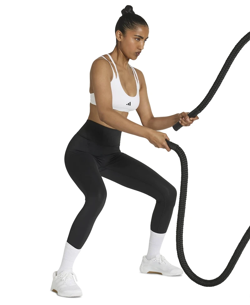 adidas Women's Optime Workout Strappy Light Support Training Bra