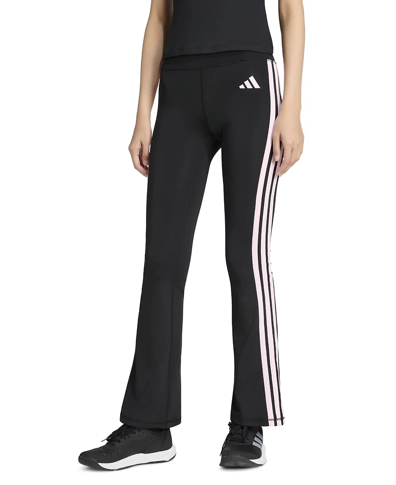 Optime Essentials 3 Stripes Flared Leggings