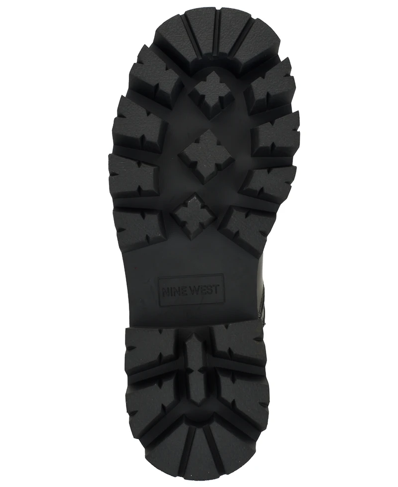 Nine West Women's Ryder Moto Lug Sole Boots