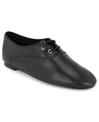 Nine West Women's Jazzy Leather Lace-Up Oxford Flats