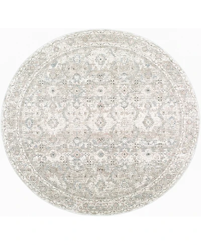 Livabliss Poetry 556928 6'7" x 6'7" Round Area Rug