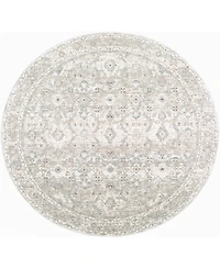 Livabliss Poetry 556928 6'7" x 6'7" Round Area Rug