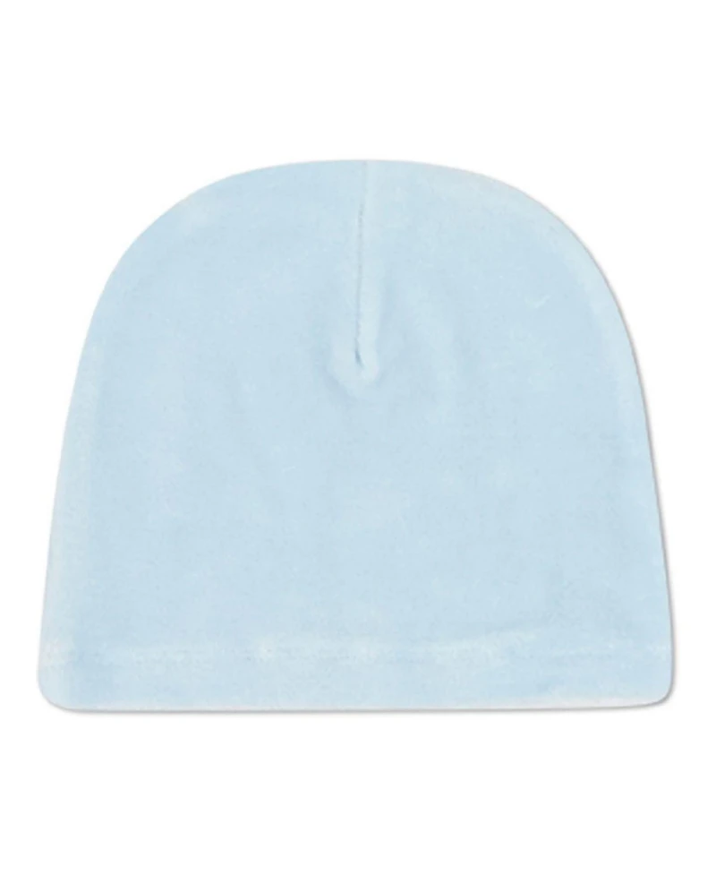 MeMoi Baby Girls Ultra-Plush Cotton-Rich Velour Beanie