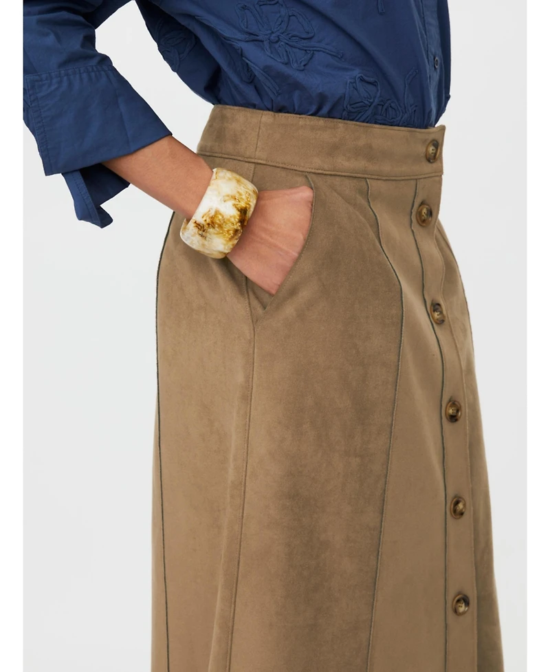 Masai Copenhagen Women's Button Front Midi Skirt
