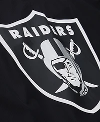 Mitchell & Ness Men's Black Las Vegas Raiders Coaches Full-Snap Hooded Windbreaker Jacket