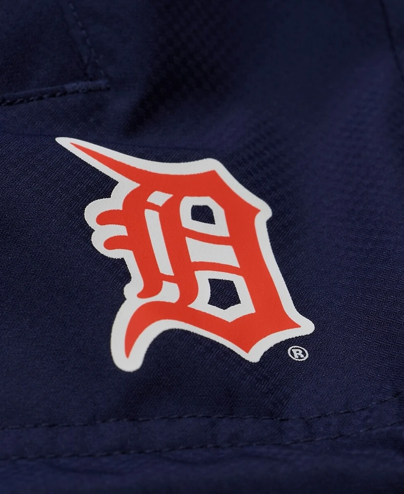 Mitchell & Ness Men's Navy Detroit Tigers Full-Snap Hooded Coaches Jacket