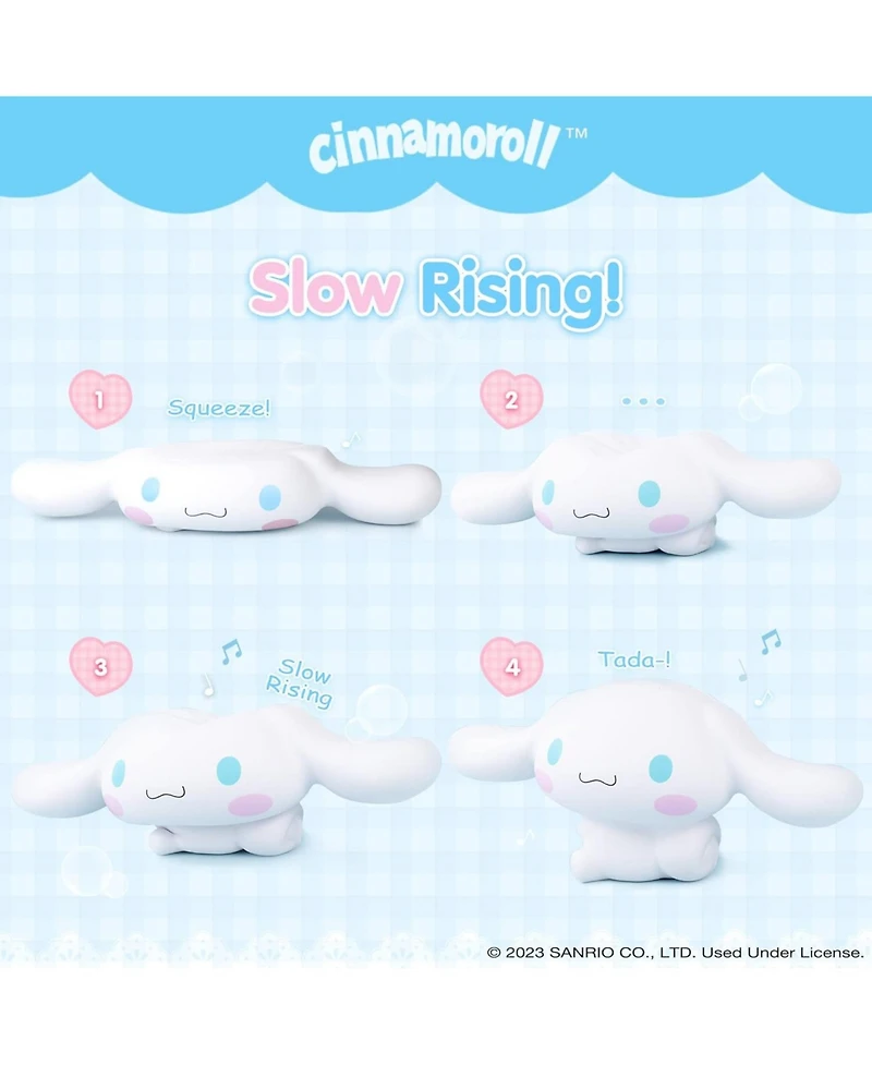 Hamee Squishy Jumbo Toy Sanrio Figure Slow Rising Cute Birthday Gift, Stress Relief, Collectible Deskterior Play Doll - Cinnamoroll