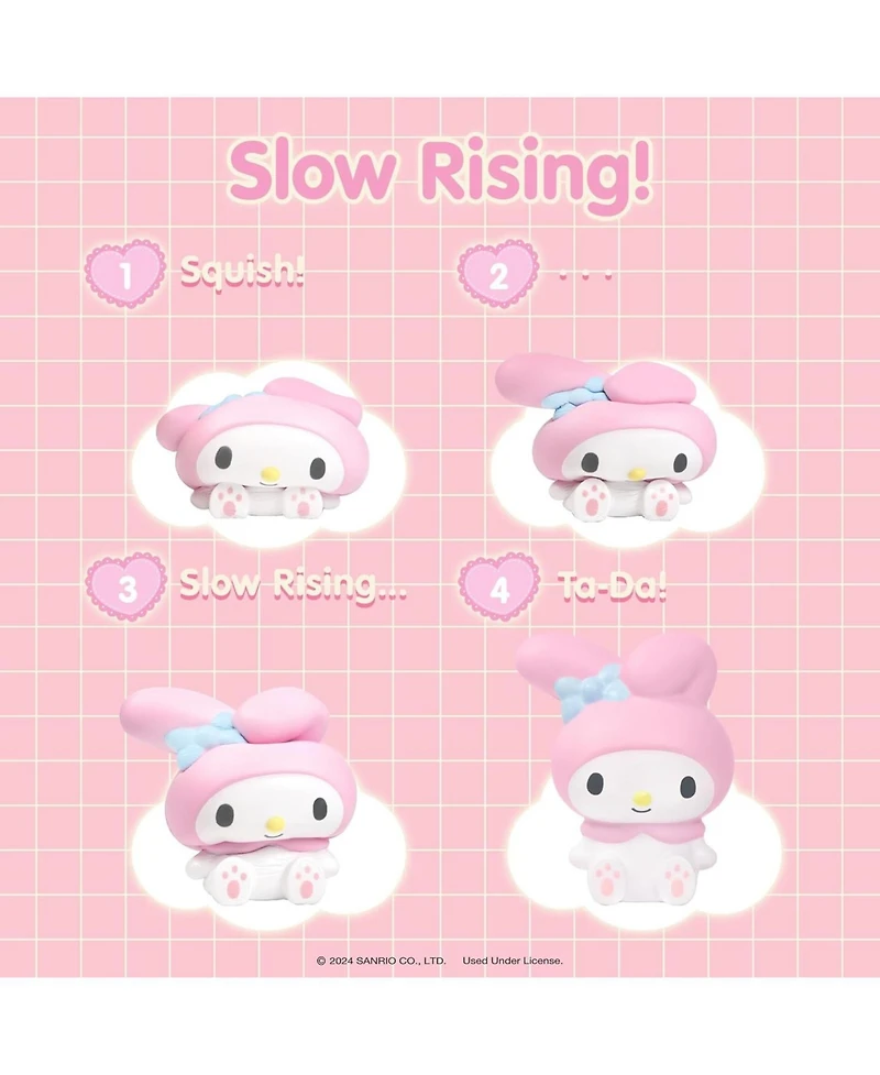 Hamee Squishy Buddy Toy Sanrio Characters Figure Slow Rising Cute Birthday Gift, Stress Relief, Collectible Deskterior Play Doll - Hello Kitty