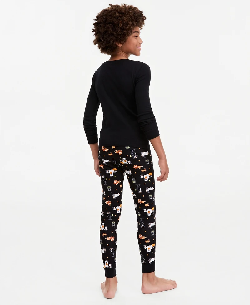 Holiday Lane Little & Big Kids Halloween Mix It Snug Fit Matching Family Pajamas Set, Created for Macy's