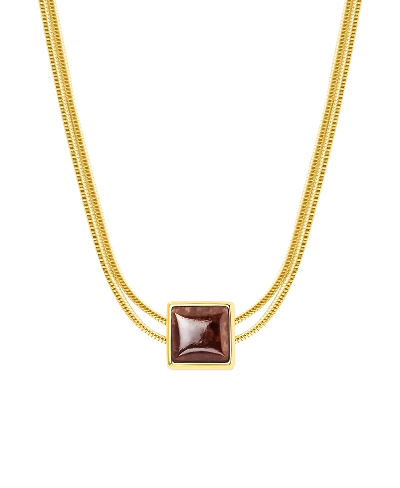 Loving Energy Ruby Evil Eye July Birthstone Necklace