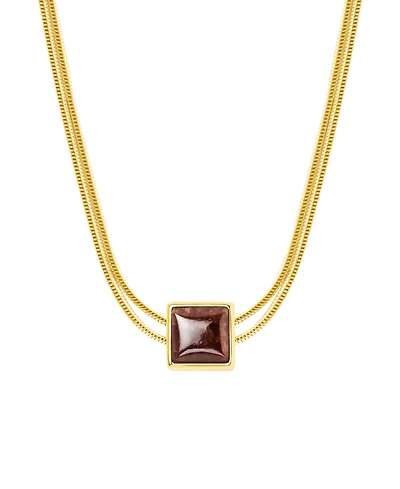 Loving Energy Ruby Evil Eye July Birthstone Necklace