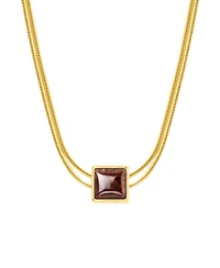 Loving Energy Ruby Evil Eye July Birthstone Necklace