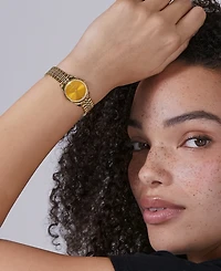 Olivia Burton Women's Highbury Gold-Tone Stainless Steel Bracelet Watch 25mm