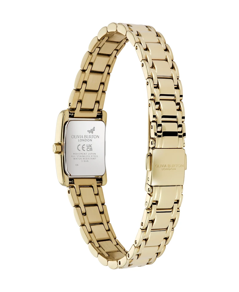 Olivia Burton Women's Mini Grove Gold-Tone Stainless Steel Bracelet Watch 16mm