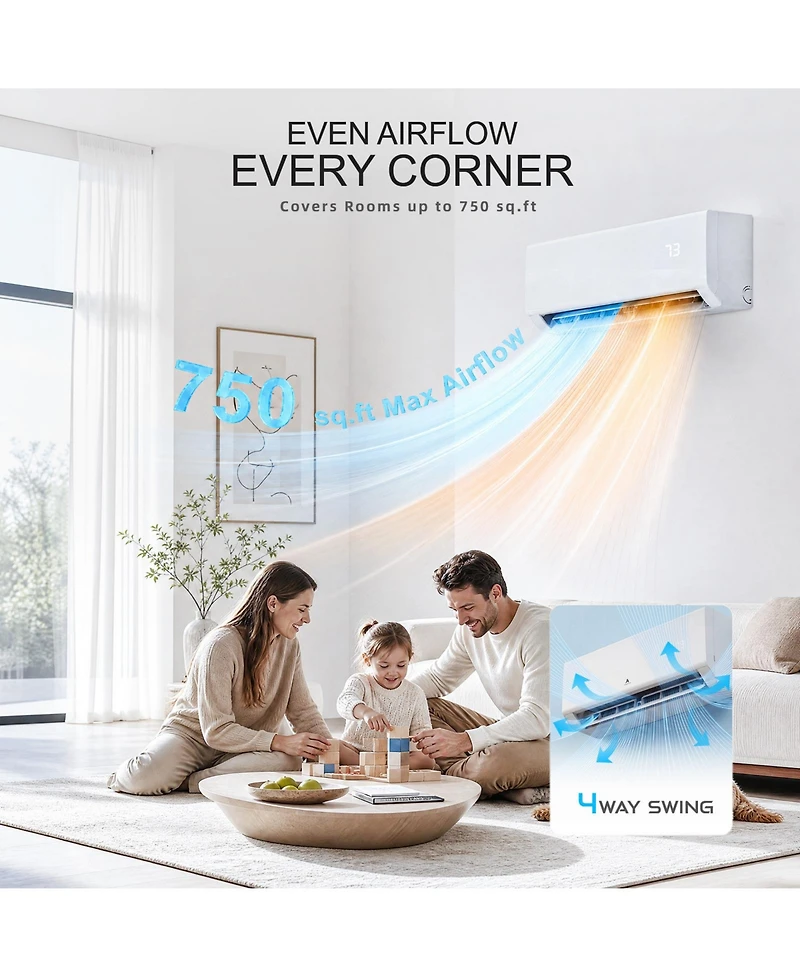 12000 Btu Portable Air Conditioner Multifunctional Air Cooler with Remote