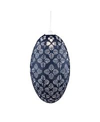 Allsop Home & Garden, Soji Stella Nova Geo Palm Pod - 22" Indoor / Outdoor Pendant Lamp (120V)