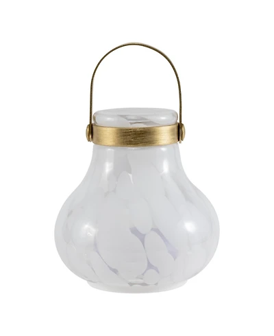 Allsop Home & Garden, Moondrop Lantern - Rechargeable Glass Led Lantern