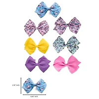 Hello Kitty Hair Bow 7-Piece Set Official License, Sanrio Hair Accessories