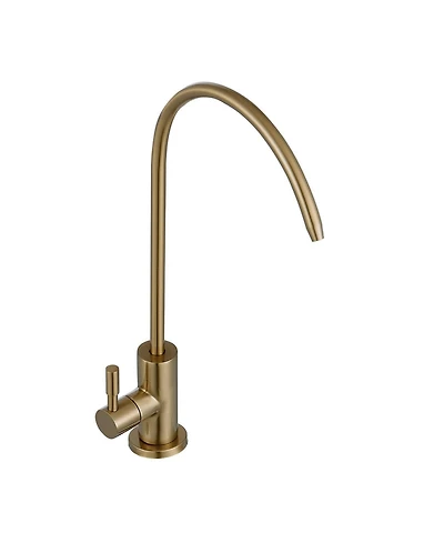Phying Brushed Gold Faucet Stainless Steel Filter Water Faucet With Solid Brass Valve Anti Rust Durable Purifier Faucet