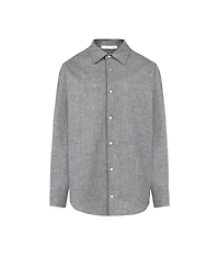 Pcfg Men's Wool-Cashmere Blend Striped Long-Sleeve Shirt