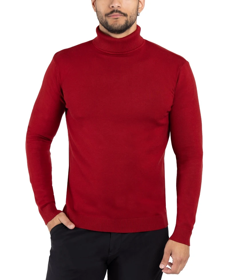 X-Ray Men's Turtleneck Pull Over Sweater