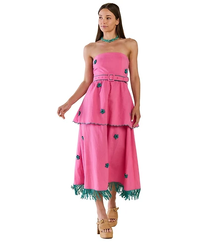 Eddy Women's Strapless Daisy Dress