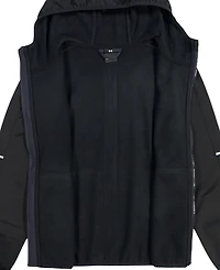 Under Armour Boys' 8-20 Solid Logo Full-Zip Windproof Hooded Jacket